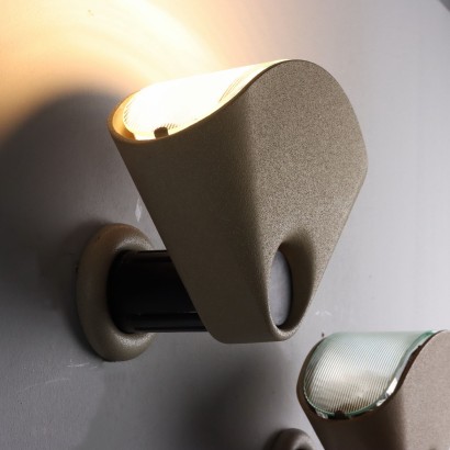 Coppia apliques ,Lampade Bollo 870 di Afra & Tobia Sc,Afra Bianchin,Tobia Scarpa,Afra Bianchin,Tobia Scarpa,Afra Bianchin,Tobia Scarpa