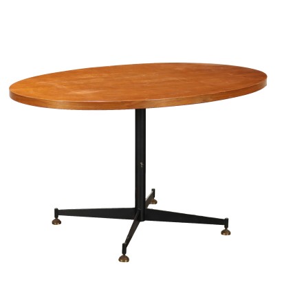 Vintage Tisch aus Mahagoni Furniert Italien der 60er Jahre