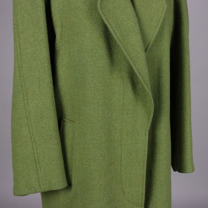 Kenzo Cappotto Verde in Lana