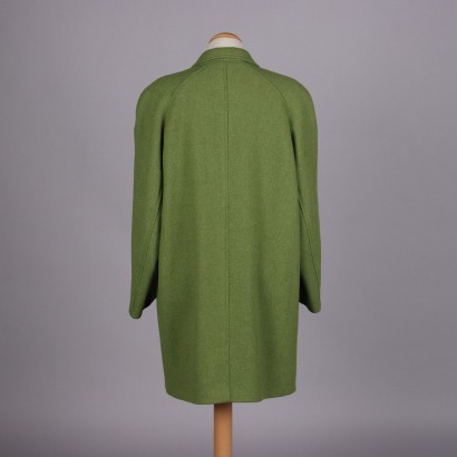 Kenzo Cappotto Verde in Lana