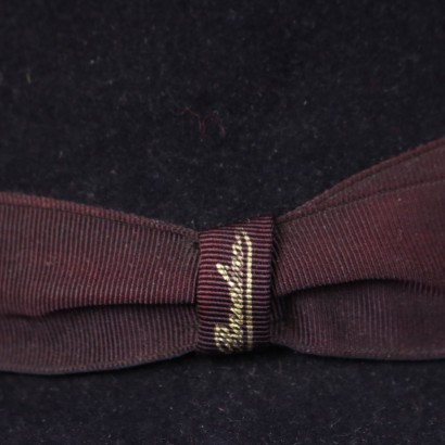 Blauer Filz Borsalino, Vintage Blauer Filz Borsalino