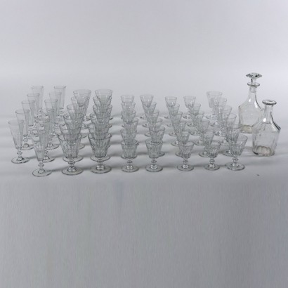 Antiker Set aus Baccarat-Kristallgläsern Frankreich XX Jhd