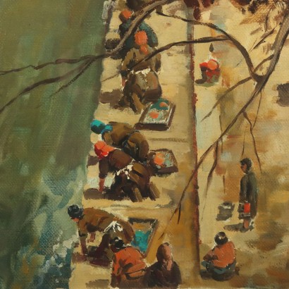 Dipinto di Alvaro Mairani Vicini,Naviglio della Martesana,Alvaro Mairani Vicini,Alvaro Mairani Vicini,Alvaro Mairani Vicini,Alvaro Mairani Vicini