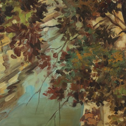 Dipinto di Alvaro Mairani Vicini,Naviglio della Martesana,Alvaro Mairani Vicini,Alvaro Mairani Vicini,Alvaro Mairani Vicini,Alvaro Mairani Vicini