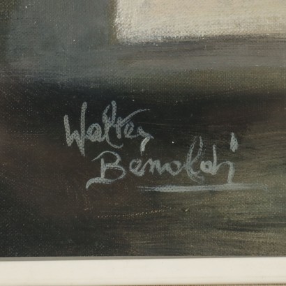 Dipinto di Walter Benoldi,Still life con fiori,Walter Benoldi,Walter Benoldi,Walter Benoldi
