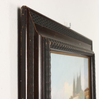 Dipinto di Arturo Verni,Paesaggio lacustre,Arturo Verni,Arturo Verni,Arturo Verni