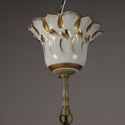 Lampadario in Porcellana Dipinta