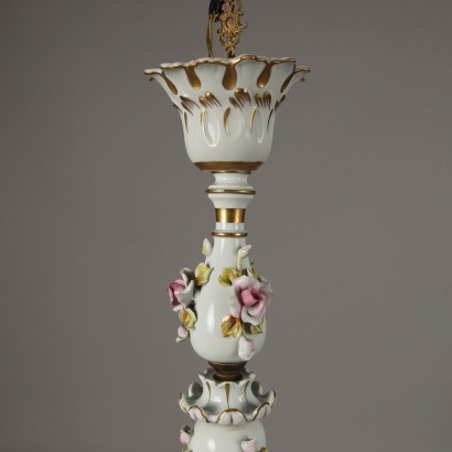 Lampadario in Porcellana Dipinta