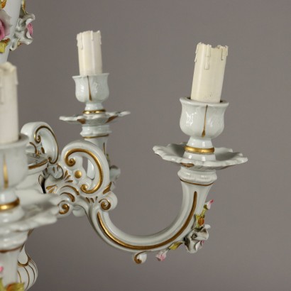 Lampadario in Porcellana Dipinta