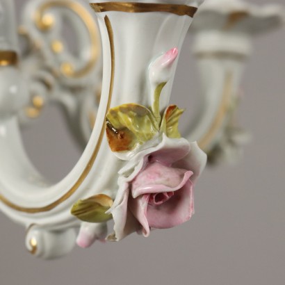 Lampadario in Porcellana Dipinta