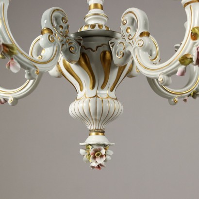 Lampadario in Porcellana Dipinta