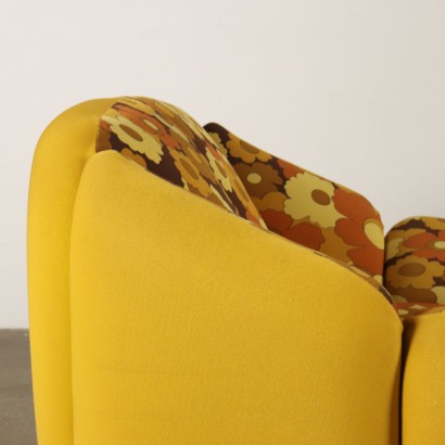 Poltrone Vintage Anni 70,Poltrone Blumen di Henning Korch per S