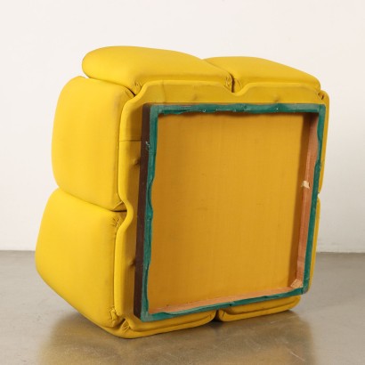 Poltrone Vintage Anni 70,Poltrone Blumen di Henning Korch per S