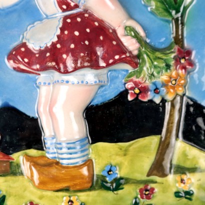 Piastra in Ceramica Attribuibile alla Ma