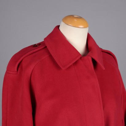 Burberrys Cappotto Vintage Rosso