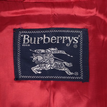 Burberrys Cappotto Vintage Rosso
