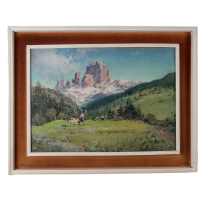 Dipinto di Sergio Innocenti,Scorcio dolomitico,Sergio Innocenti,Sergio Innocenti,Sergio Innocenti,Sergio Innocenti,Sergio Innocenti