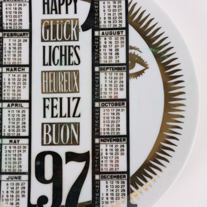 Piatto Piero Fornasetti (1913-1988),Piero Fornasetti,Piero Fornasetti,Piero Fornasetti,Piero Fornasetti,Piero Fornasetti