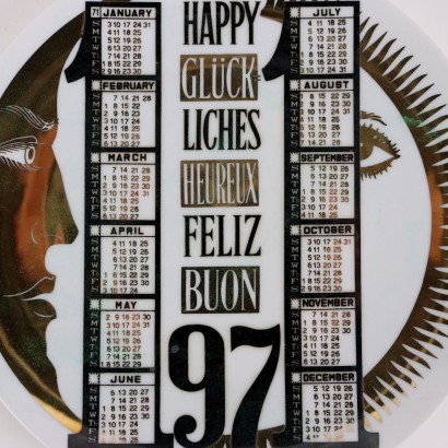 Piatto Piero Fornasetti (1913-1988),Piero Fornasetti,Piero Fornasetti,Piero Fornasetti,Piero Fornasetti,Piero Fornasetti