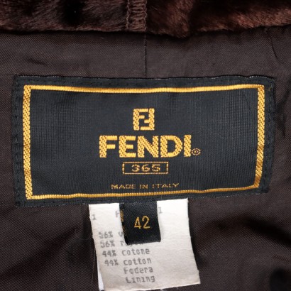 Fendi Vintage Eco Fur Jacket