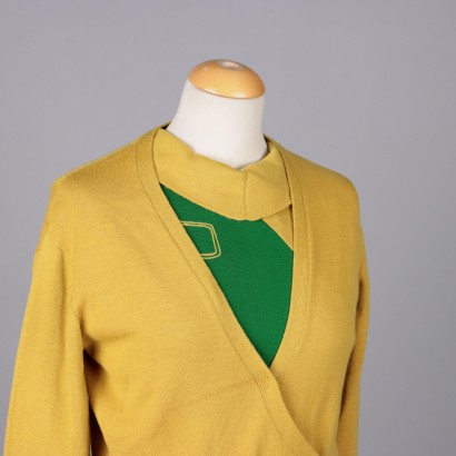 Completo Vintage Giallo e Verde
