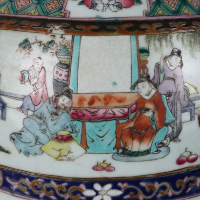 Vaso a Balaustro in Porcellana