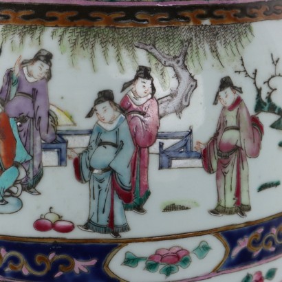 Vaso a Balaustro in Porcellana