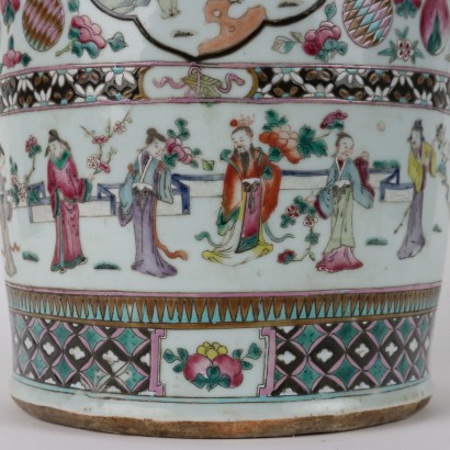 Vaso a Balaustro in Porcellana