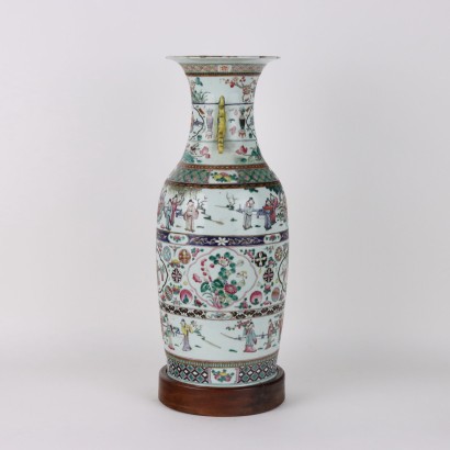 Vaso a Balaustro in Porcellana