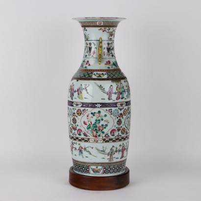 Vaso a Balaustro in Porcellana