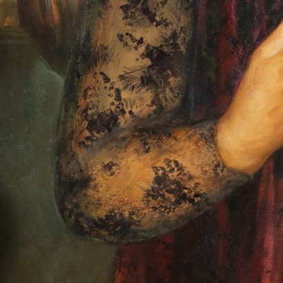 Dipinto con Ritratto Femminile