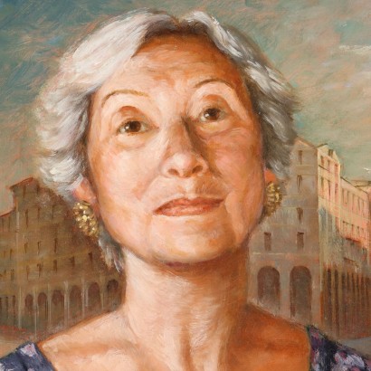 Dipinto di Edoardo Salvestrini,Ritratto di Rossana Bossaglia,Edoardo Salvestrini,Edoardo Salvestrini,Edoardo Salvestrini,Edoardo Salvestrini,Edoardo Salvestrini