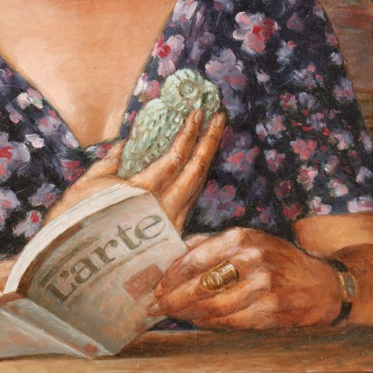 Dipinto di Edoardo Salvestrini,Ritratto di Rossana Bossaglia,Edoardo Salvestrini,Edoardo Salvestrini,Edoardo Salvestrini,Edoardo Salvestrini,Edoardo Salvestrini