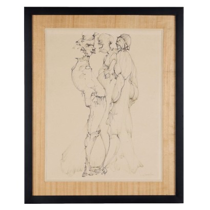Dessin de Leonor Fini,Conciliabula - Figures surréalistes,Leonor Fini,Leonor Fini,Leonor Fini,Leonor Fini,Leonor Fini