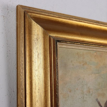 Dipinto Paesaggio con Figure