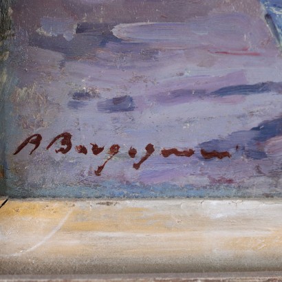 Dipinto di Romeo Borgognoni,Vaso con fiori,Romeo Borgognoni,Romeo Borgognoni,Romeo Borgognoni