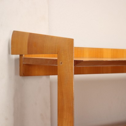 Schreibtischecke mit Bücherregal aus den 50er und 60er Jahren