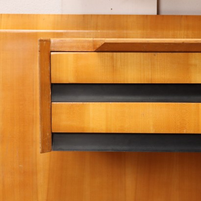 Schreibtischecke mit Bücherregal aus den 50er und 60er Jahren