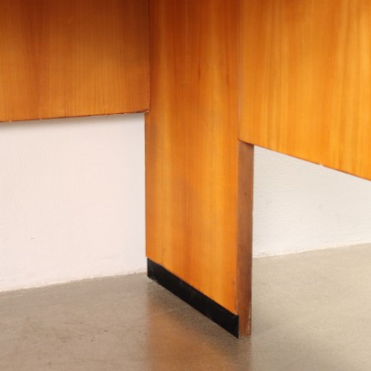 Schreibtischecke mit Bücherregal aus den 50er und 60er Jahren