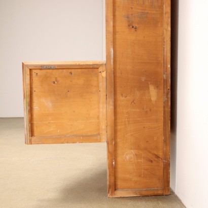 Schreibtischecke mit Bücherregal aus den 50er und 60er Jahren