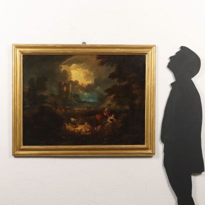Landscape with Pastoral Scene,The announcement to the shepherds,Painting by Pieter Mulier known as Tempesta,Landscape with the announcement to the pas,Pieter Mulier known as Tempesta,Pieter Mulier known as Tempesta,Pieter Mulier known as Tempesta,Pieter Mulier known as Tempesta
