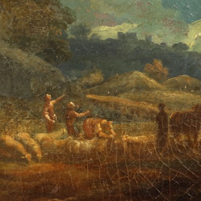 Landscape with Pastoral Scene,The announcement to the shepherds,Painting by Pieter Mulier known as Tempesta,Landscape with the announcement to the pas,Pieter Mulier known as Tempesta,Pieter Mulier known as Tempesta,Pieter Mulier known as Tempesta,Pieter Mulier known as Tempesta