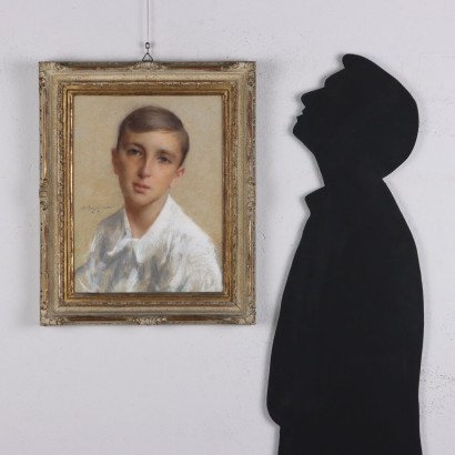 Peinture de Roméo Borgognoni,Portrait d'un garçon,Roméo Borgognoni,Roméo Borgognoni,Roméo Borgognoni,Roméo Borgognoni