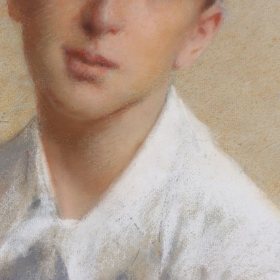 Peinture de Roméo Borgognoni,Portrait d'un garçon,Roméo Borgognoni,Roméo Borgognoni,Roméo Borgognoni,Roméo Borgognoni