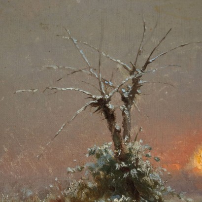 Dipinto firmato Attilio Simonetti,Paesaggio invernale,Attilio Simonetti,Attilio Simonetti,Attilio Simonetti,Attilio Simonetti,Attilio Simonetti