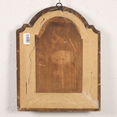 Ricamo con Parti dipinte ,Sant' Ilario ed Angeli