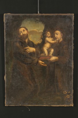 Santo francescano e Antonio di Padova