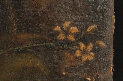 pittura antica, dipinti olio su tela, dipinti del 600, san francesco, sant antonio di padova