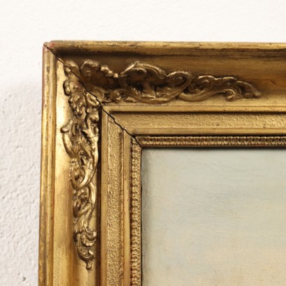 Dipinto Paesaggio orientale con Figure