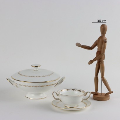 Sevizio da Consommè in Porcellana W